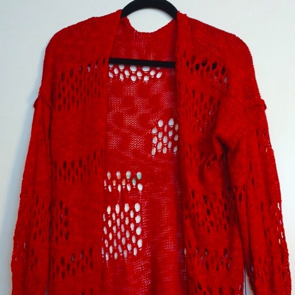 Red Cardigan - Picture 2 of 2
